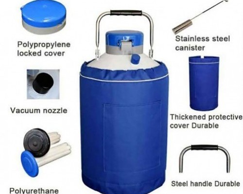 15 Liter Capacity Dairy Farm Liquid Nitrogen Container - Bangladesh